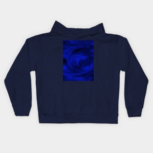 Blue rose abstract Kids Hoodie